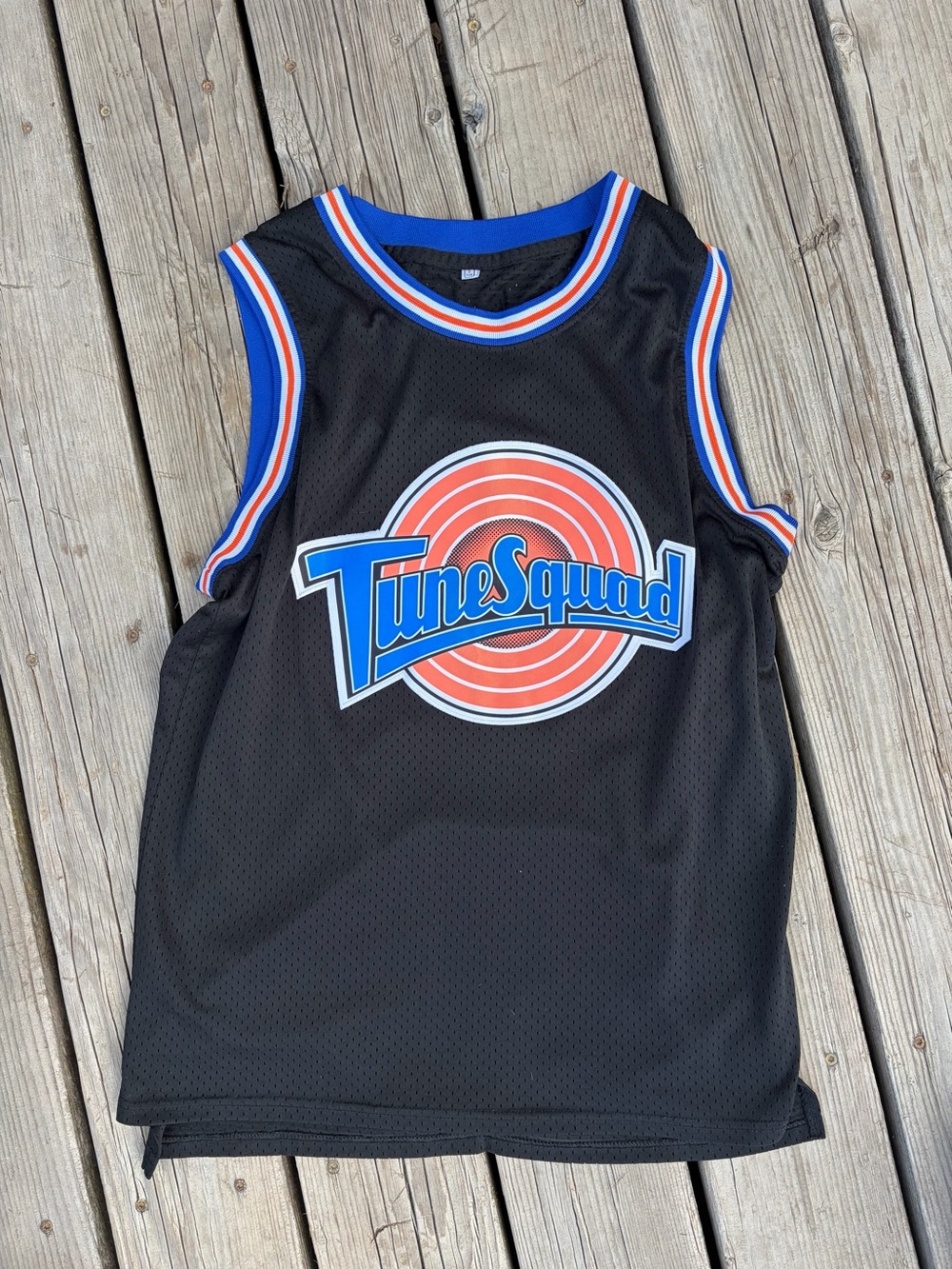 Tune Squad Black Basketball Jersey